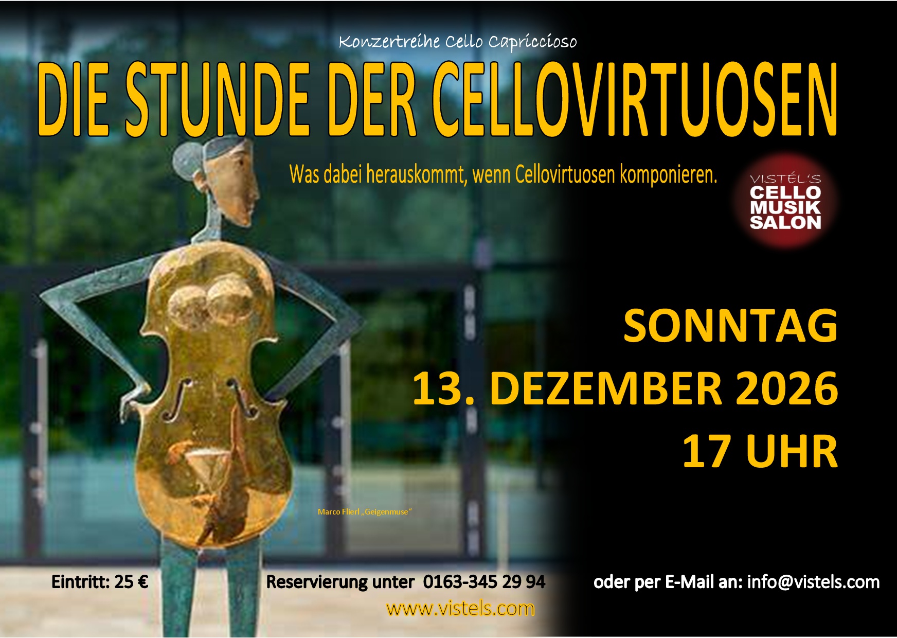 POSTKARTE – DIE STUNDE DER CELLOVIRTUOSEN 2026